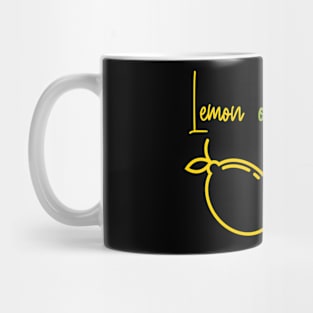 Lemon on a pear. Funny Punny puns. Fruit lovers Mug